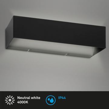 Briloner 2204-015 - LED Zunanja stenska svetilka LED/8W/230V IP44 črna