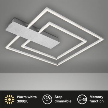 Briloner 3545-018 - LED Zatemnitvena stropna svetilka NICO LED/25W/230V krom