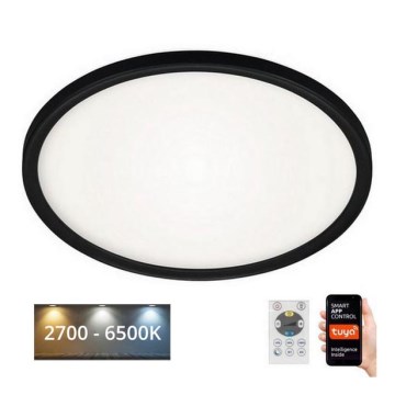 Briloner 7059-015 - LED Zatemnitvena stropna svetilka SLIM LED/22W/230V 2700-6500K Wi-Fi Tuya + Daljinski upravljalnik