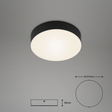 Briloner 7064015 - LED Stropna svetilka FLAME LED/11W/230V črna