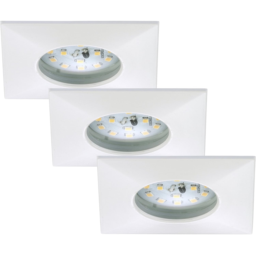 Briloner 7205-036 - SET 3x LED Kopalniška vgradna svetilka ATTACH LED/5W/230V IP44 bela