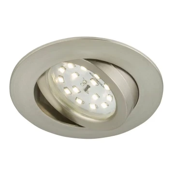 Briloner 7296-012 - LED Zatemnitvena kopalniška vgradna svetilka ATTACH LED/6,5W/230V IP23 krom