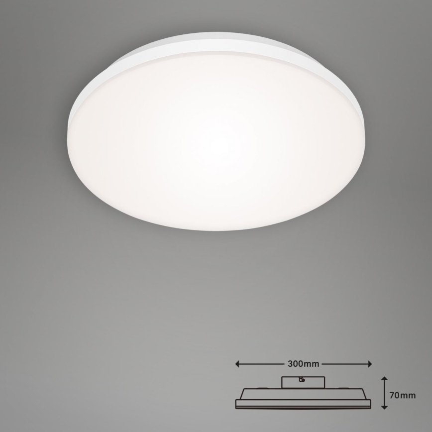 Briloner 7377-016 - LED Zatemnitvena stropna svetilka LED/12W/230V 3000-6500K + Daljinski upravljalnik