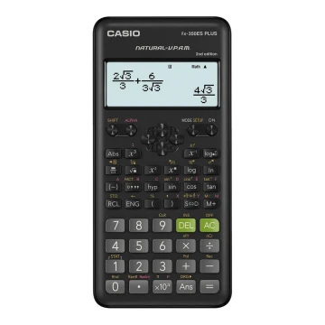 Casio - Šolski kalkulator 1xLR44 črn
