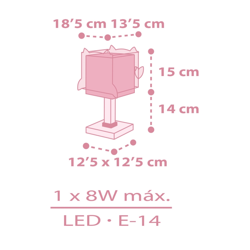 Dalber 64481 -  Otroška lučka LITTLE FRIENDS 1xE14/8W/230V