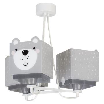 Dalber 64577 - Otroški lestenec LITTLE TEDDY 3xE27/60W/230V