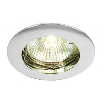 Deko-Light 120018 - Vgradna svetilka RUND 1xGU5,3-MR16/35W/12V sijajni krom