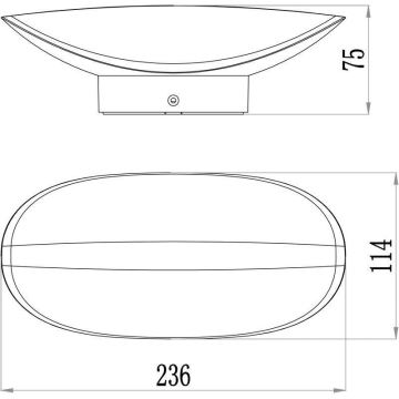 Deko-Light 731078 - LED Zunanja stenska svetilka AVIOR LED/12,7W/230V IP54 antracit