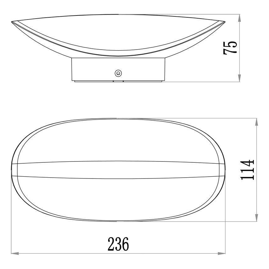 Deko-Light 731078 - LED Zunanja stenska svetilka AVIOR LED/12,7W/230V IP54 antracit