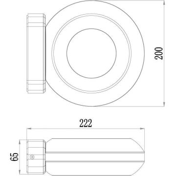 Deko-Light 731081 - LED Zunanja stenska svetilka MUSCAE LED/13W/230V IP54 antracit