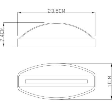 Deko-Light 731093 - LED Zunanja stenska svetilka ERIDANI LED/13W/230V IP44 antracit