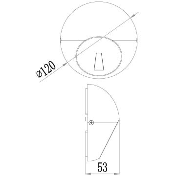 Deko-Light 731111 - LED Zunanja stenska svetilka AQUILAE LED/3,5W/230V IP65 antracit