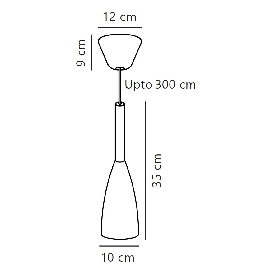 DFTP by Nordlux - Lestenec na vrvici PURE 1xE27/40W/230V pr. 10 cm črna/oreh