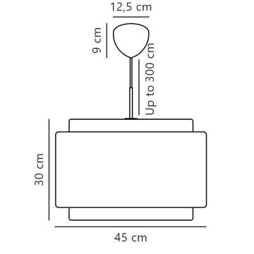 DFTP by Nordlux - Lestenec na vrvici TAKAI 1xE27/25W/230V