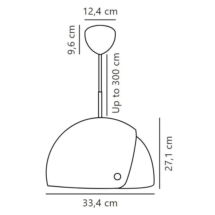 DFTP by Nordlux - Lestenec na vrvici z nastavljivim senčnikom ALIGN 1xE27/15W/230V