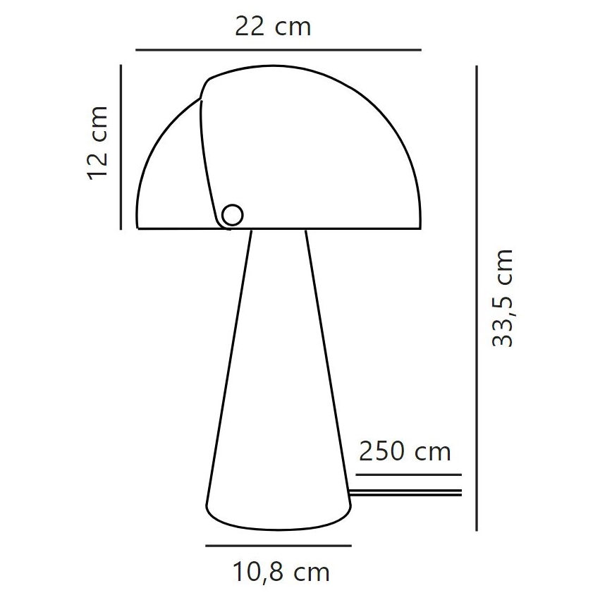 DFTP by Nordlux-Namizna svetilka z nastavljivim senčnikom ALIGN 1xE27/25W/230V bela