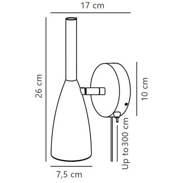 DFTP by Nordlux - Stenski reflektor PURE 1xGU10/8W/230V bela