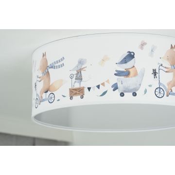 Duolla - LED Otroška stropna svetilka CORTINA LED/26W/230V pr. 40 cm 4000K