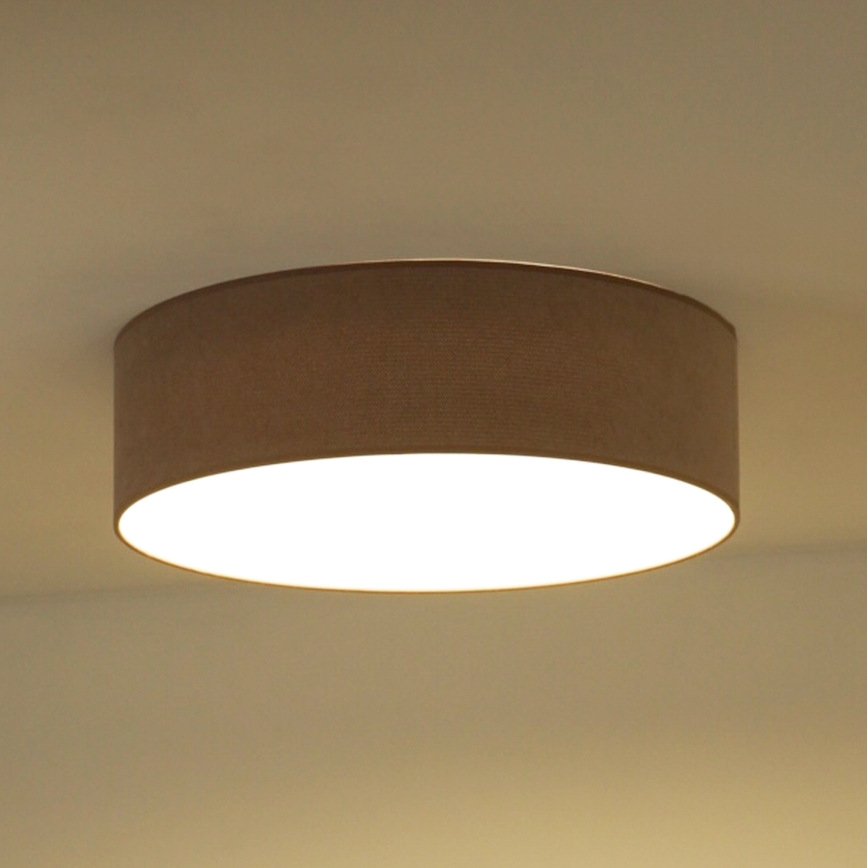 Duolla - LED Stropna svetilka CORTINA LED/26W/230V pr. 30 cm 4000K rjava