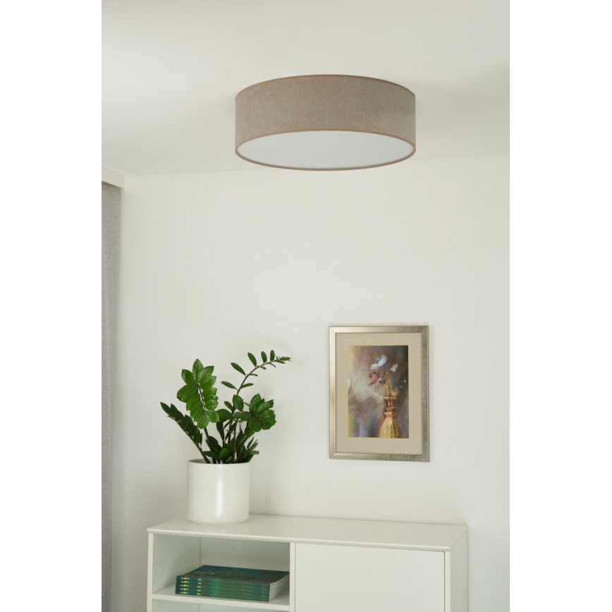 Duolla - LED Stropna svetilka CORTINA LED/26W/230V pr. 30 cm 4000K rjava