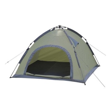 Dvokrilni šotor za 4 osebe PU 3000 mm siva
