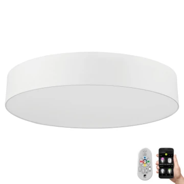 Eglo 32351 - LED RGBW Zatemnitvena stropna svetilka ROMAO-C LED/42W/230V + Daljinski upravljalnik