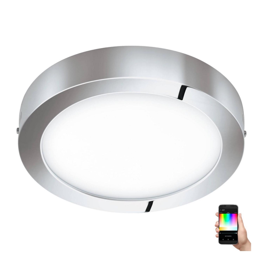Eglo 33667 - LED RGBW Zatemnitvena kopalniška stropna svetilka FUEVA-C LED21W/230V pr. 30 cm IP44