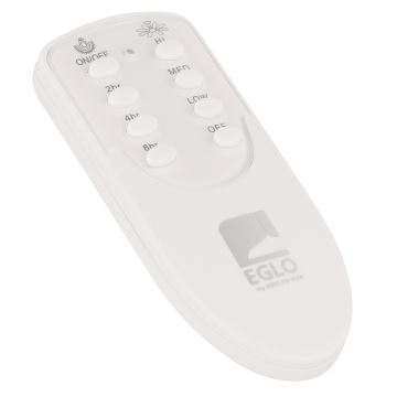 Eglo - LED Zatemnitveni stropni ventilator LED/20W/230V + Daljinski upravljalnik bel