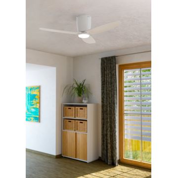 Eglo  - LED Stropni ventilator LED/15W/230V + Daljinski upravljalnik