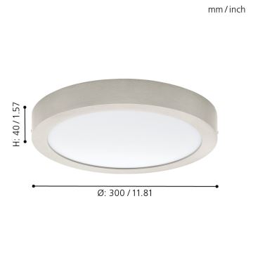 Eglo 78217 - LED Stropna svetilka FUEVA LED/22W/230V