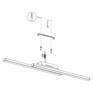 Eglo - LED RGBW Zatemnitvena stropna svetilka LED/32W/230V ZigBee