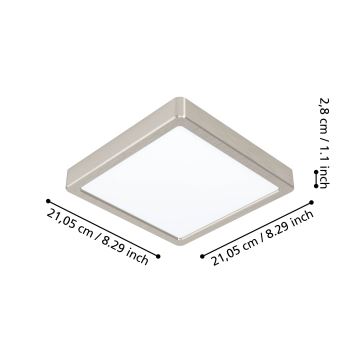 Eglo - LED Zatemnitvena kopalniška svetilka LED/16,5W/230V IP44 ZigBee