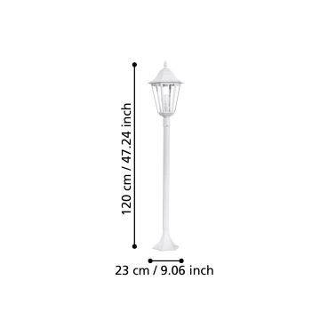 Eglo - Zunanja svetilka E27/60W/230V IP44