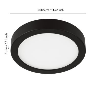 Eglo - LED Zatemnitvena kopalniška svetilka LED/19,5W/230V IP44 ZigBee