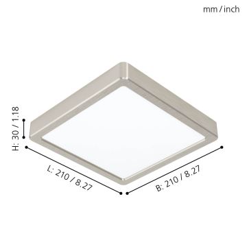 Eglo - LED Stropna svetilka LED/16,5W/230V