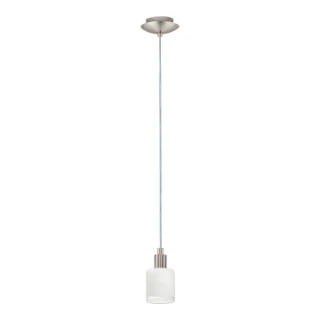 Eglo - LED Lestenec na vrvici MY CHOICE 1xE14/4W/230V krom/bela