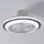 Eglo - LED Zatemnitveni stropni ventilator LED/25,5W/230V bela/siva 2700-6500K + Daljinski upravljalnik