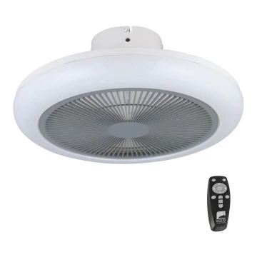 Eglo - LED Zatemnitveni stropni ventilator LED/25,5W/230V siv+daljinski upravljalnik