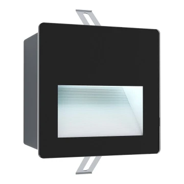 Eglo - LED Zunanja vgradna svetilka LED/3,7W/230V IP65 črna