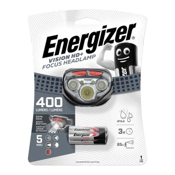 Energizer - LED Naglavna svetilka z rdečo lučko LED/3xAAA IPX4