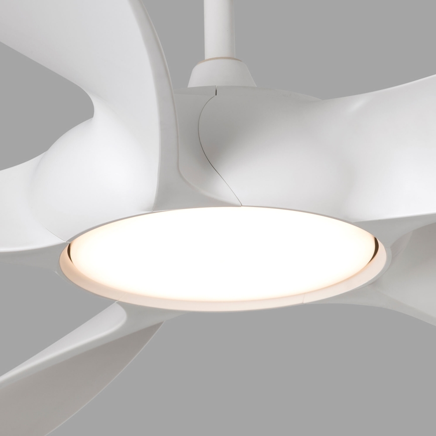 FARO 33548WP - LED Stropni ventilator COCOS L LED/20W/230V bela pr. 137 cm SMART + Daljinski upravljalnik