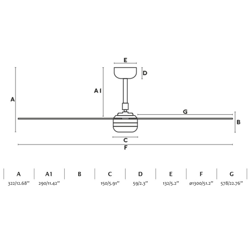 FARO 33814WP-20 - LED Zatemnitveni stropni ventilator PUNT M LED/24W/230V 3000K/4200K/6500K bela pr. 130 cm SMART + Daljinski upravljalnik