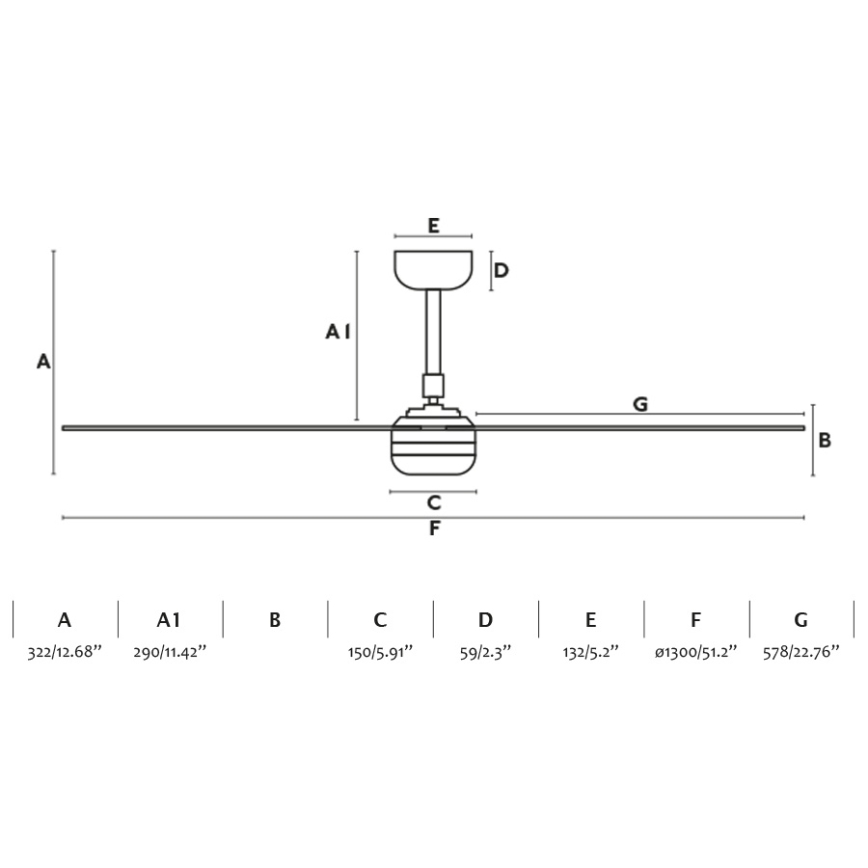 FARO 33817WP-21 - LED Stropni ventilator PUNT M LED/24W/230V rjava/črna pr. 130 cm SMART + Daljinski upravljalnik