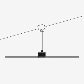 FARO 34260 - LED Stropni ventilator BARTH LED/24W/230V 2700/4350/6000K bela + Daljinski upravljalnik