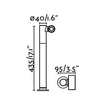 FARO 70783 - LED Zunanja svetilka SPY-2 LED/6W/230V IP65