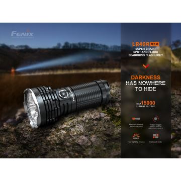 Fenix LR40RV20 - LED Polnilna baterijska svetilka LED/USB IP68 15000 lm 177 h