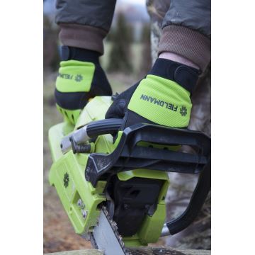 Fieldmann - Delovne rokavice XL črna/zelena
