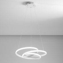 Gea Luce DIVA S P BIANCO - LED Zatemnitveni lestenec na vrvici DIVA LED/43W/230V bela