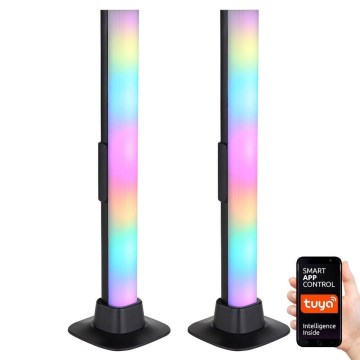 Globo RGB- SET 2x LED RGB Zatemnitvena namizna svetilka 2v1 LED/2W/5V USB Wi-Fi Tuya