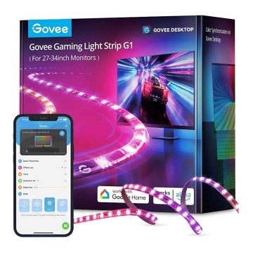 Govee - Dreamview G1 Smart LED RGBIC monitor razsvetljava 27-34" Wi-Fi